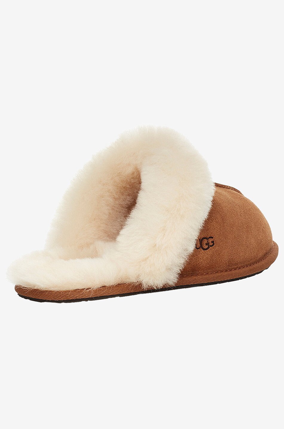 UGG Chaussons en daim et peau lainée W Scuffette II Femme MARRON 5