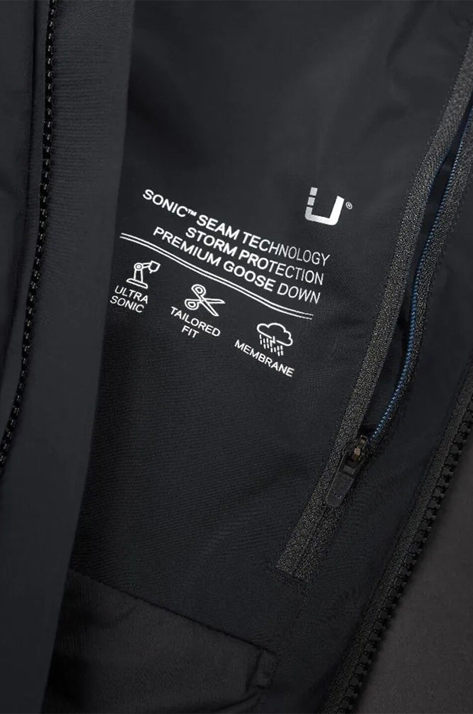 Kurze Daunenjacke mit Kapuze Bolt