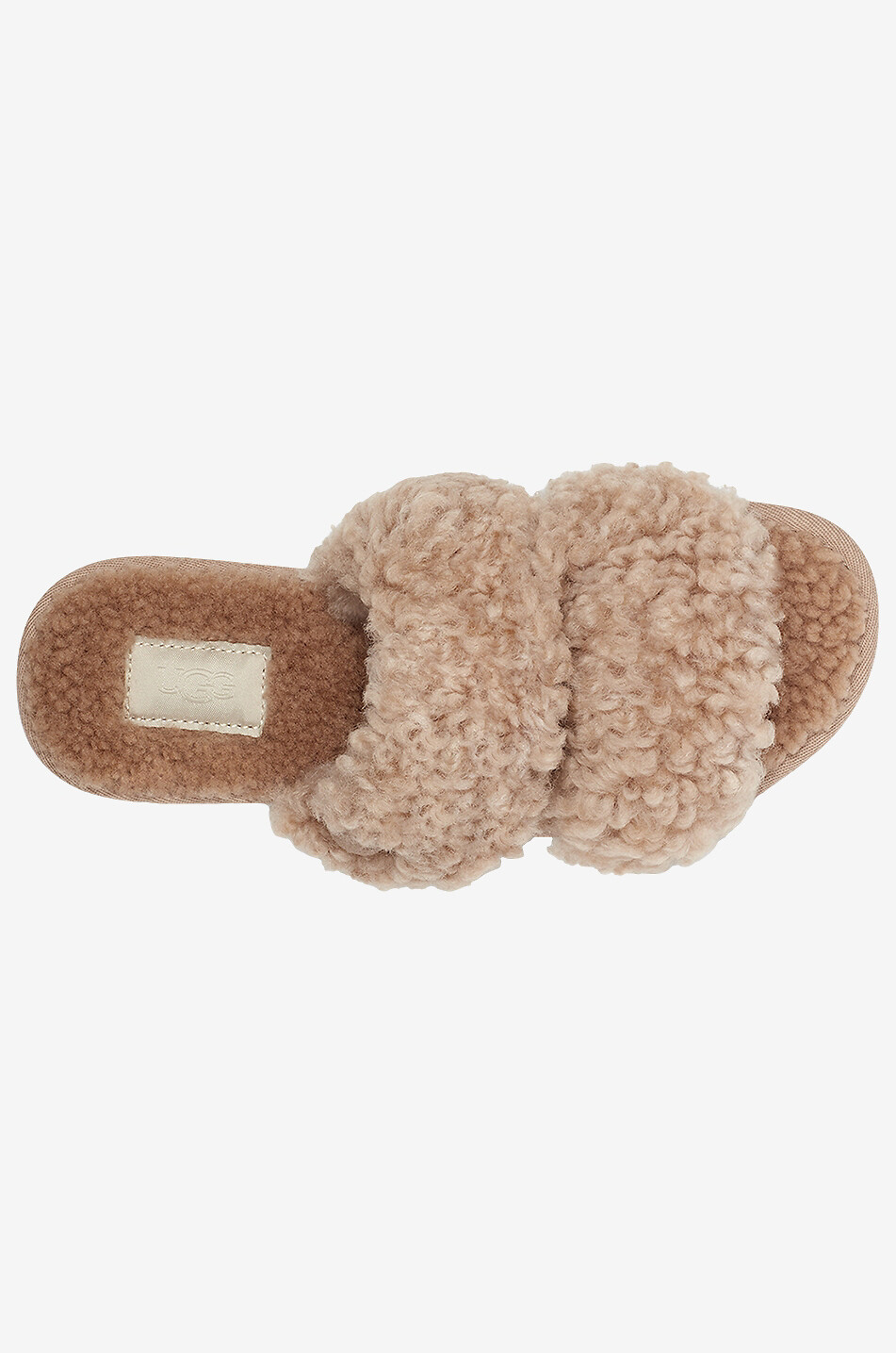 UGG W Maxi Curly Scuffetta open slides Women BEIGE 6