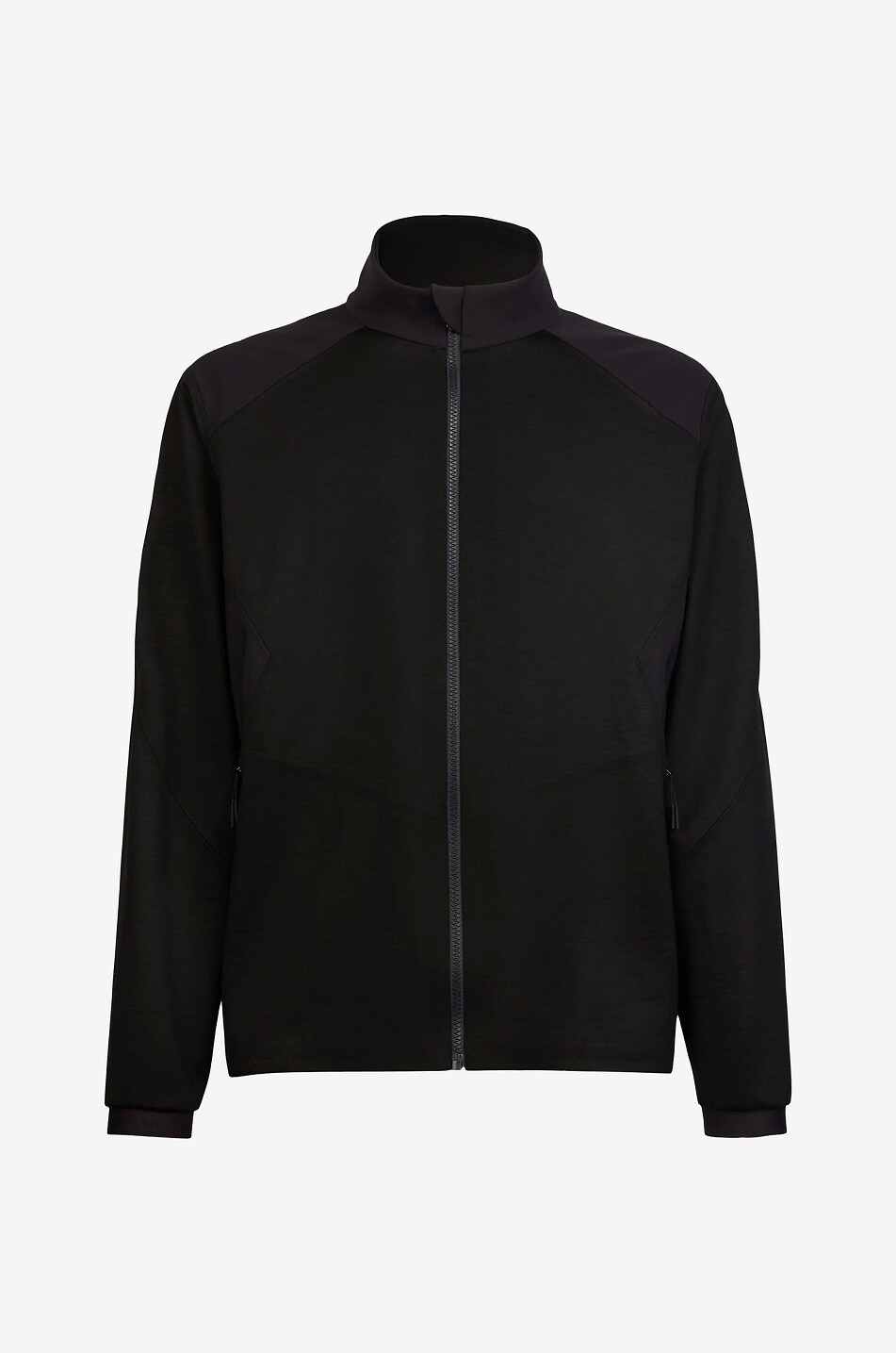 Sweat-shirt zippé à col montant en laine Maestrale 2.0