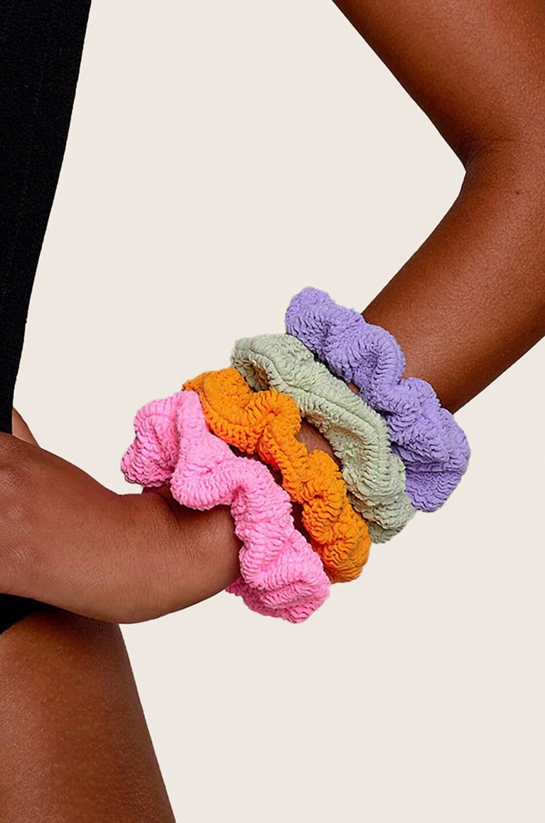 HUNZA G Chouchou Scrunchie Femme ROSE 3