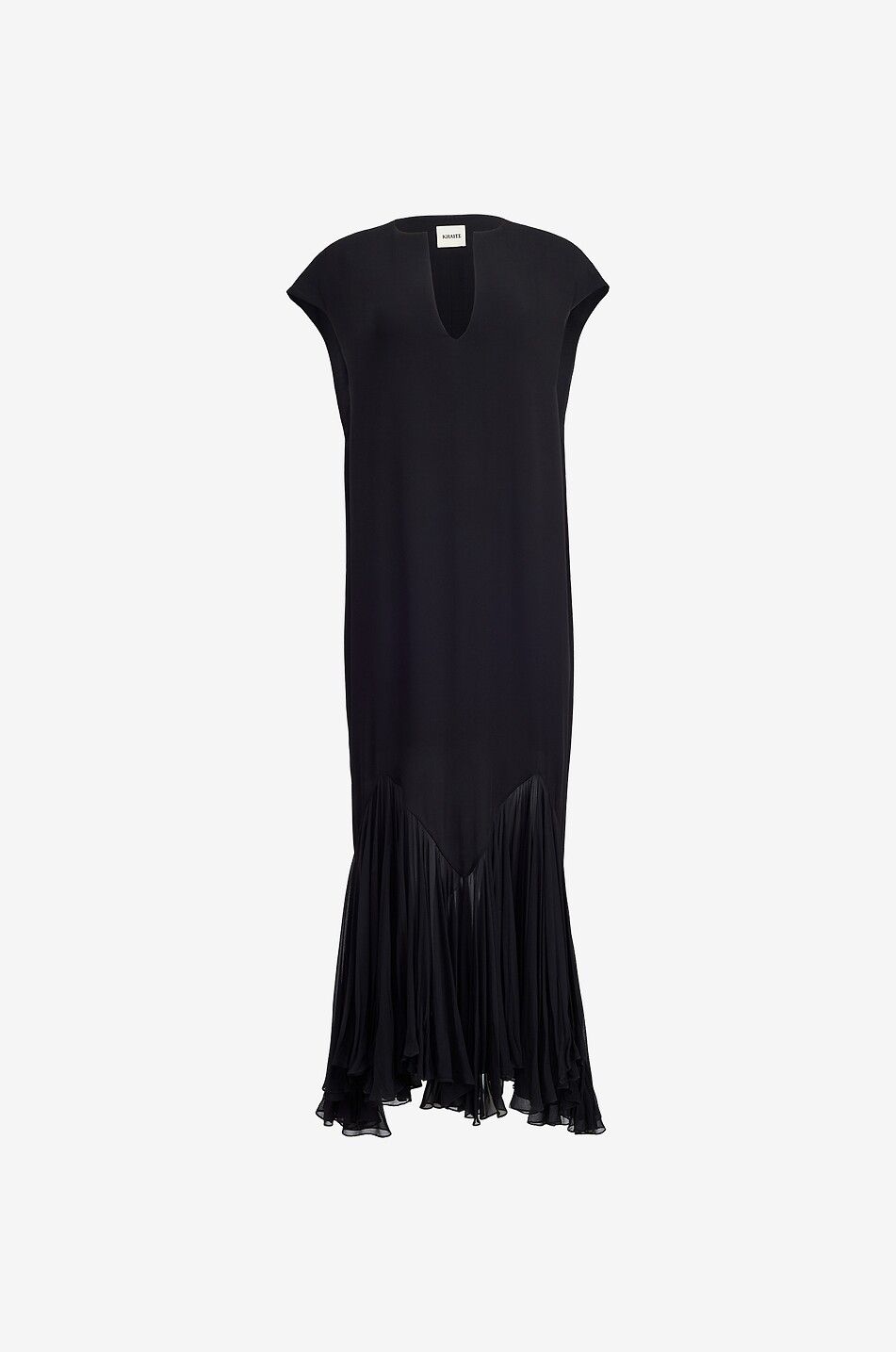 Hobbs silk midi dress with godets