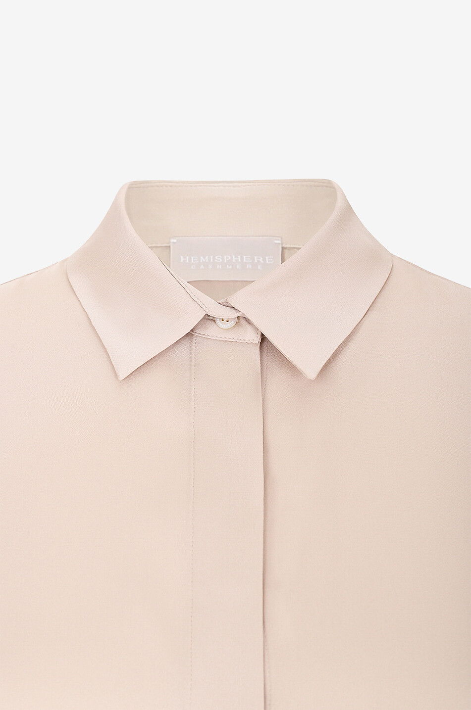 HEMISPHERE Weite Seidenbluse Hella Damen Hellbeige 3