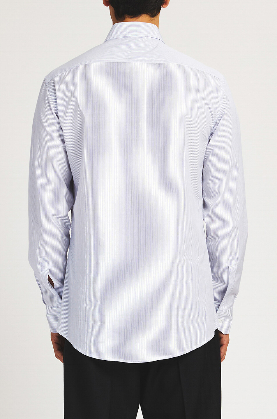 BARENA VENEZIA Gestreiftes Popelinehemd Surian Stilo Herren WEISS 5