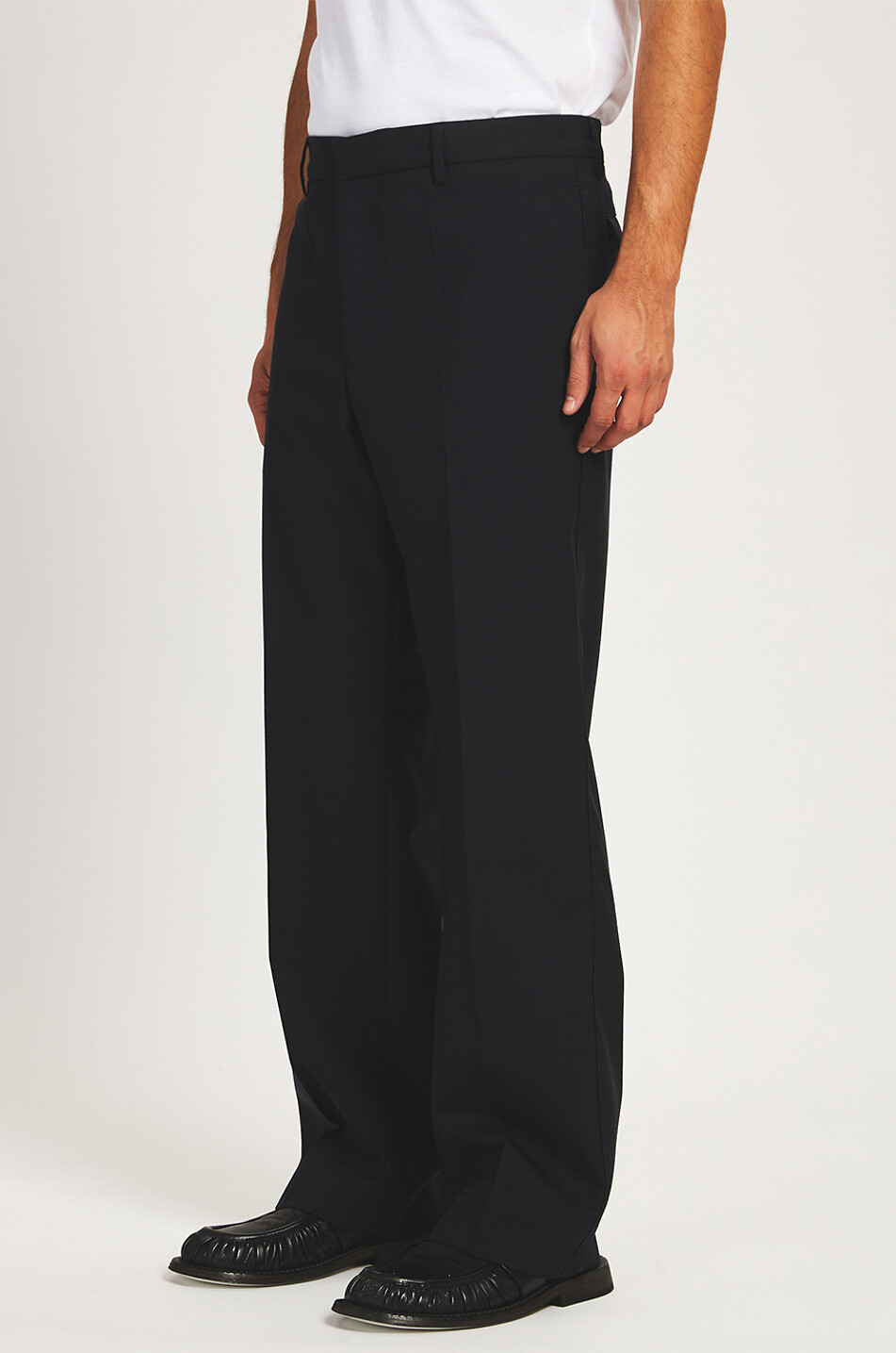 Delfo Soro straight-leg wool trousers
