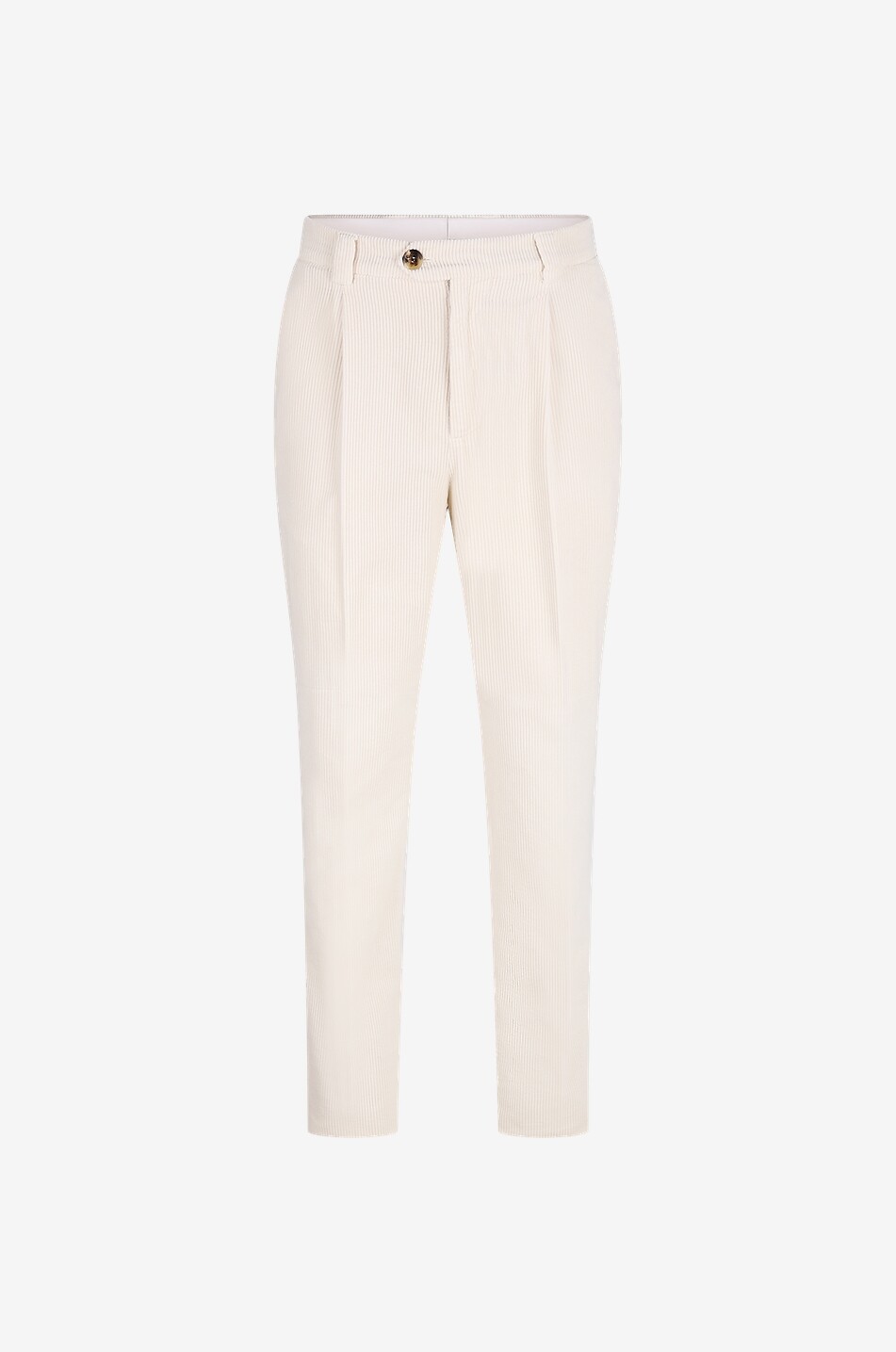 BRUNELLO CUCINELLI Hose aus Cordsamt Leisure Fit Herren CREMEFARBEN 1