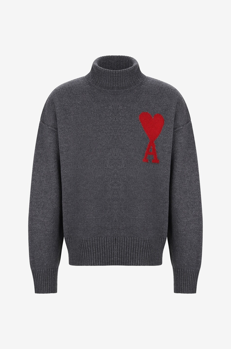 AMI Dicker Pullover mit Stehkragen XXL Red Ami de Coeur Herren GRAU 1