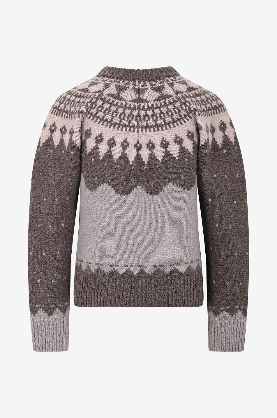 Pullover mit Rundhalsausschnitt aus Merinowolle Anja