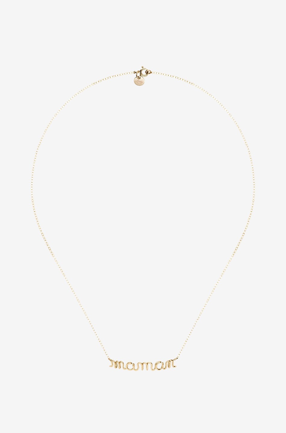 Collier doré Richelieu Maman