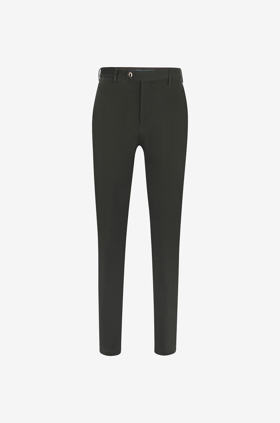 City velvet touch slim fit chino trousers