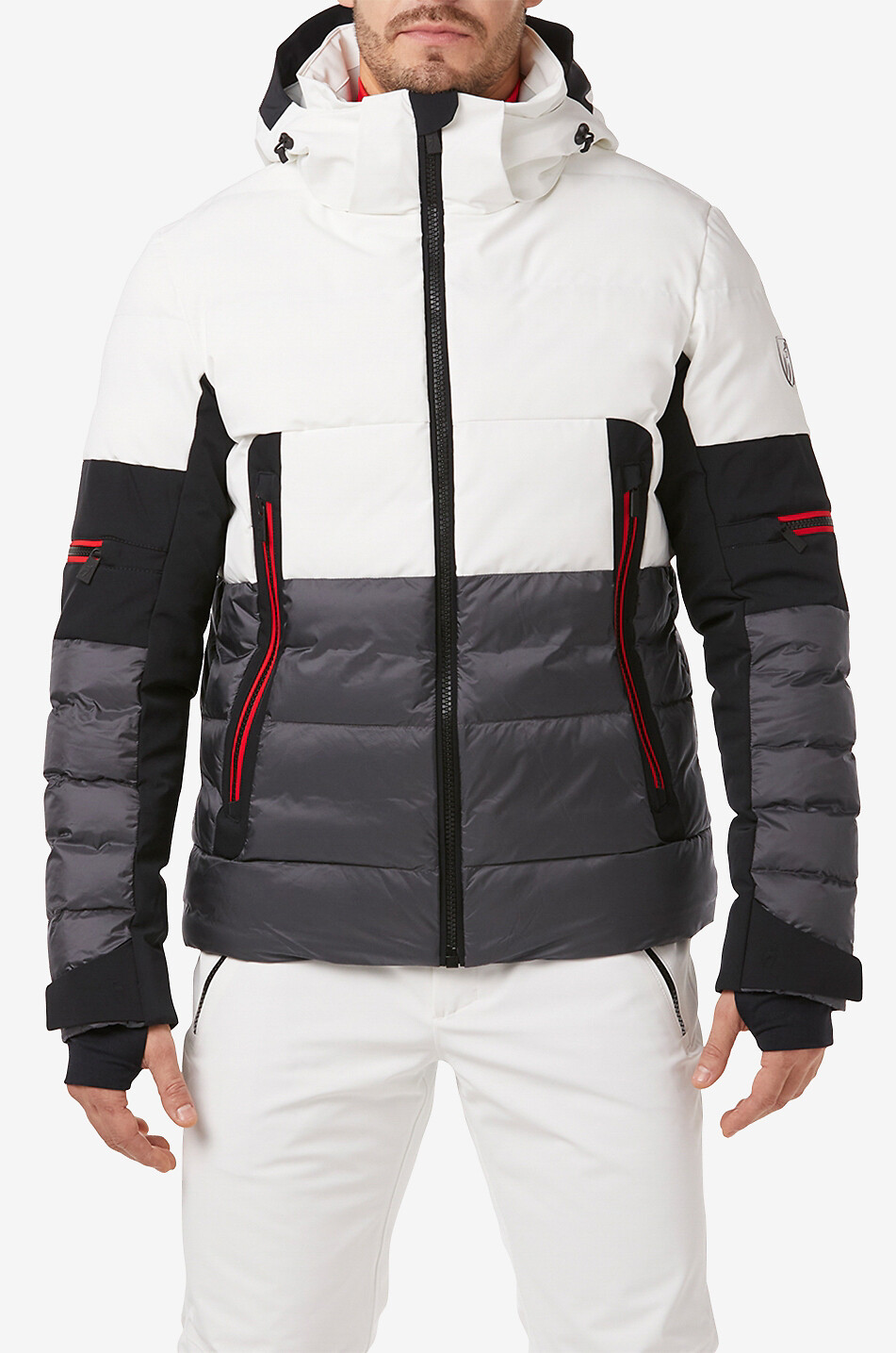 Veste de ski ouatée à capuche Maximus