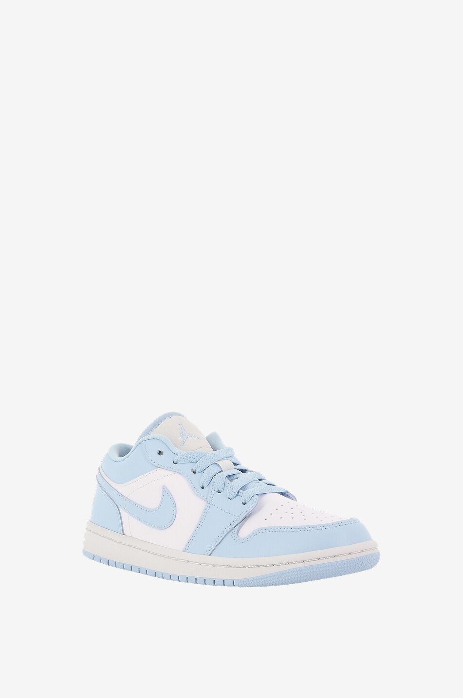 Baskets basses a lacets Air Jordan 1 White Ice Blue