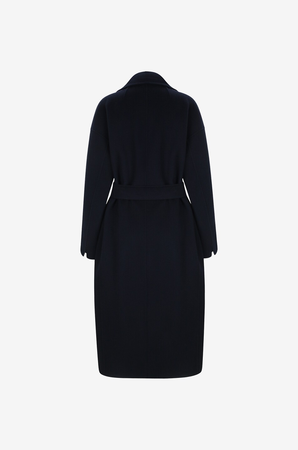 'S MAXMARA Manteau long en laine vierge Simone Femme BLEU FONCE 2