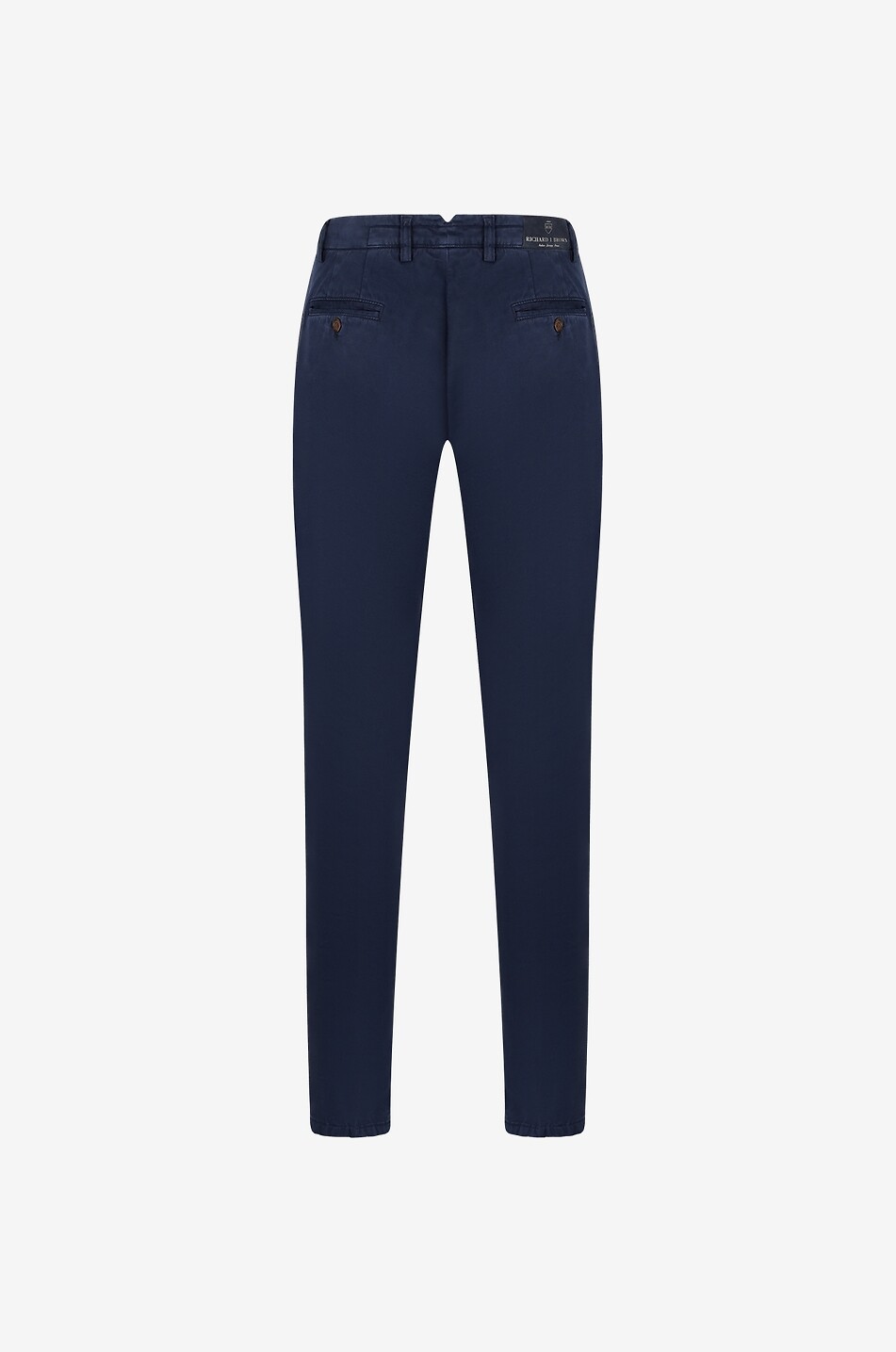 RICHARD J. BROWN Slim-Fit-Hose aus Baumwolle und Kaschmir Singapore Herren DUNKELBLAU 2