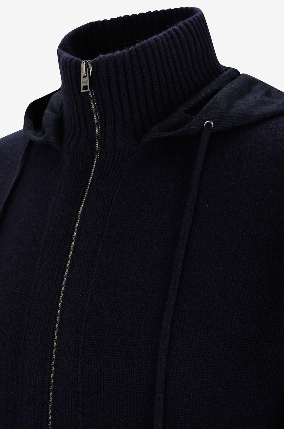 Jacke mit Kapuze aus Kaschmir