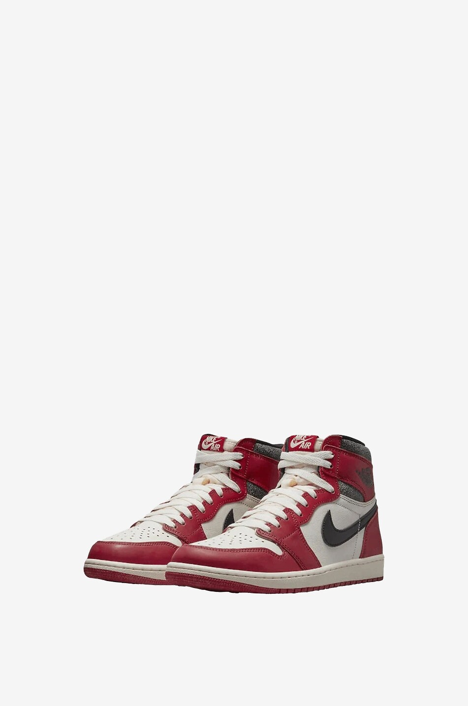 Baskets montantes craquelees Air Jordan 1 Chicago Lost and Found