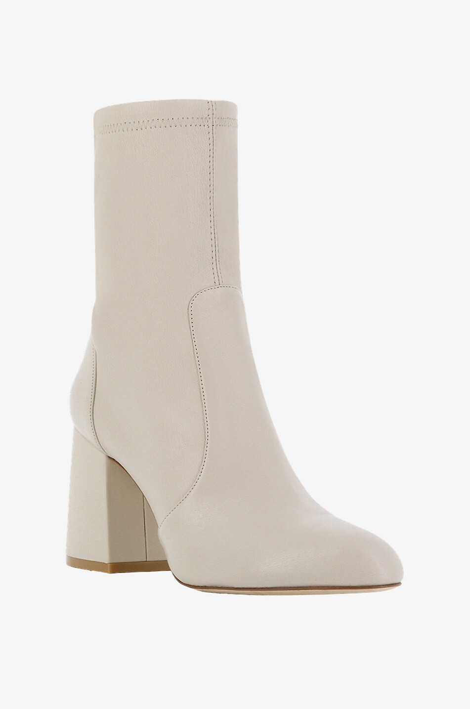 Flareblock 85 heeled leather sock booties