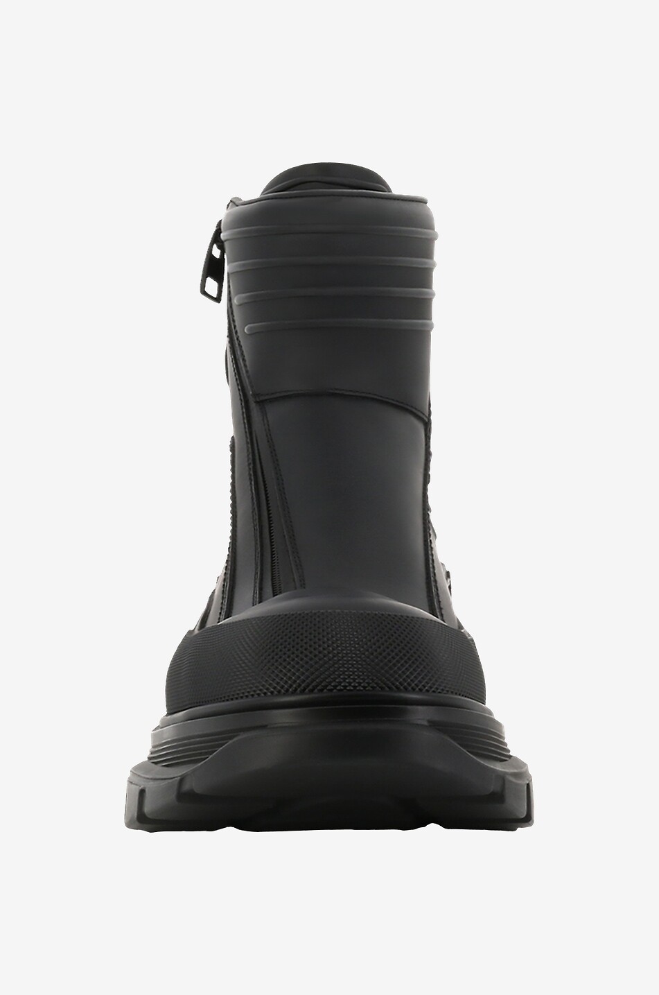 Bottines zippées en cuir texturé Desert Hide Tread Slick