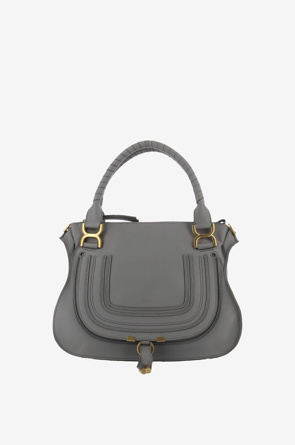 Marcie Medium double carry grained leather bag CHLOE Bongenie