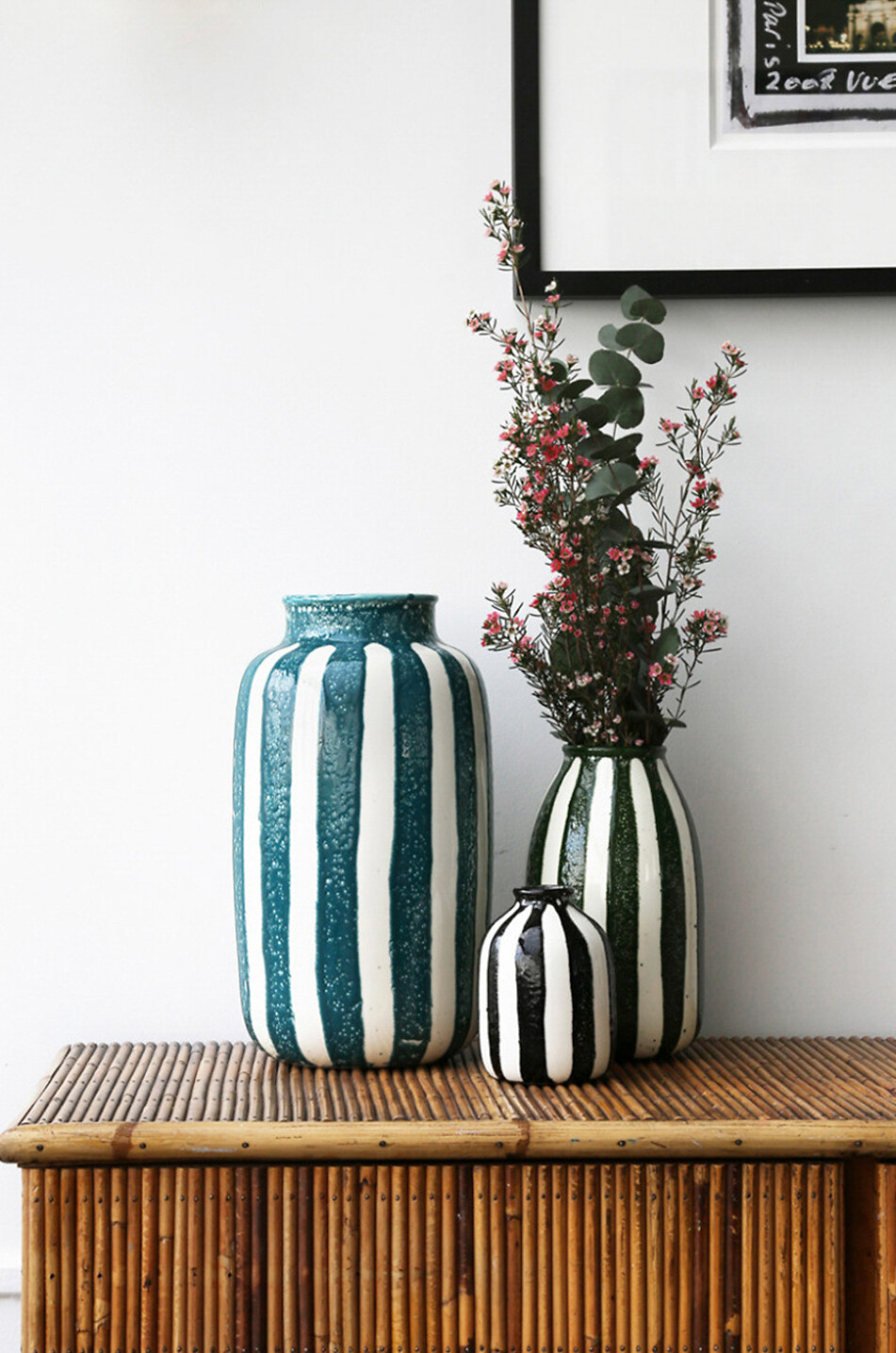 MAISON SARAH LAVOINE Vase en céramique Riviera - H36 Maison VERT 2
