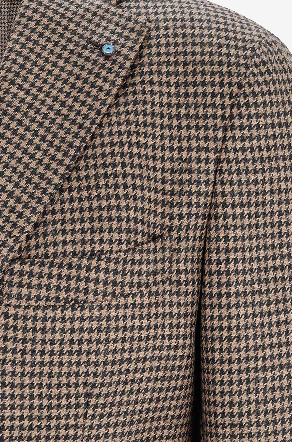 Leuca camel hair and wool blazer