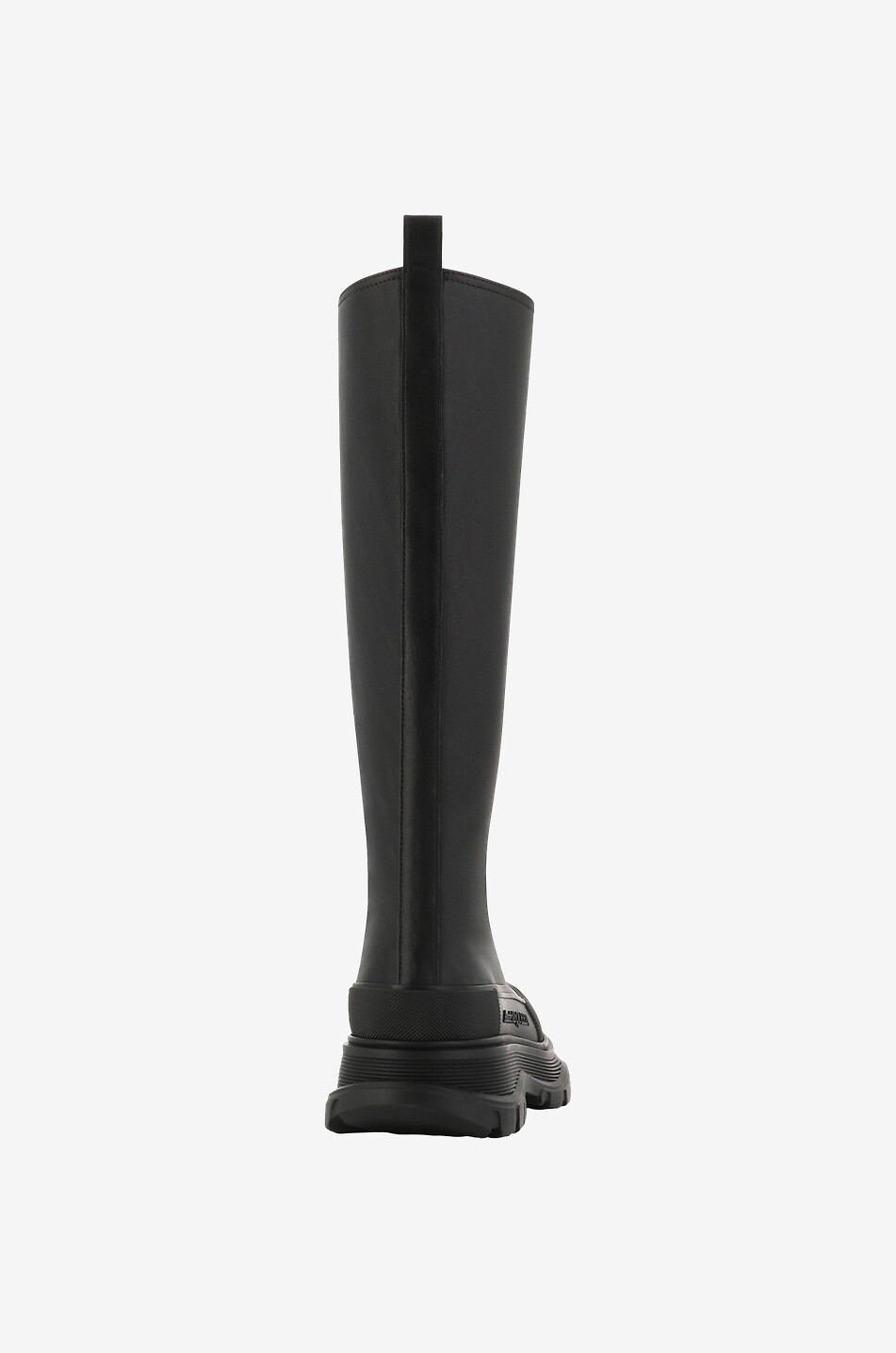 ALEXANDER McQUEEN Flache Stiefel mit Front-Reissverschluss Tread Slick 45 Damen SCHWARZ 4