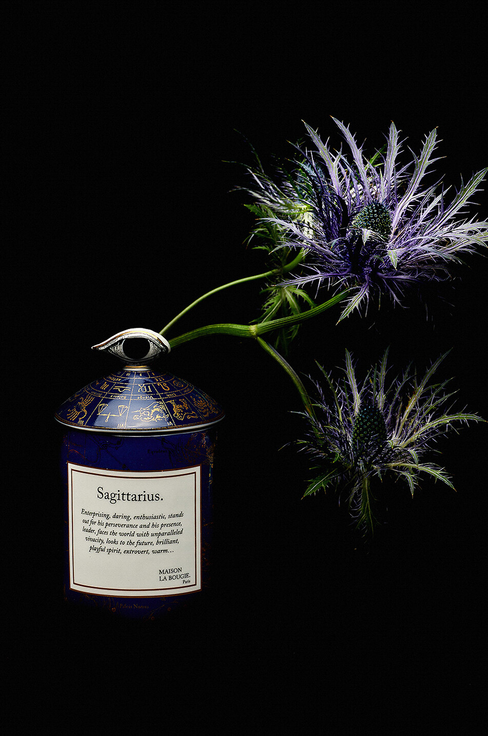 MAISON LA BOUGIE Duftkerze Zodiac Collection - Sagittaire 350 g Haus DUNKELBLAU 5
