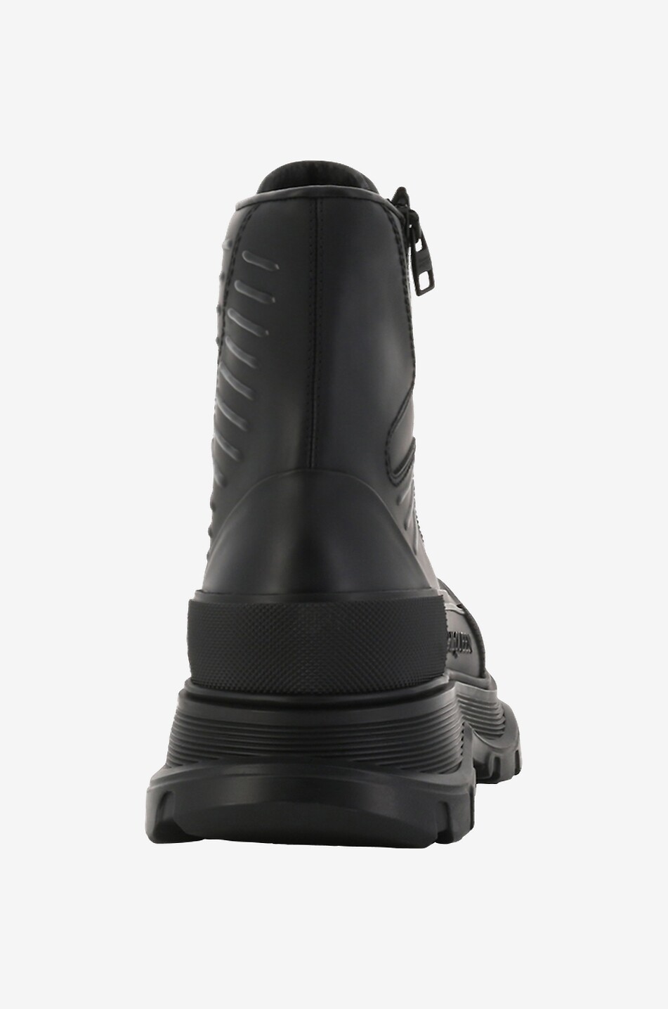Bottines zippées en cuir texturé Desert Hide Tread Slick