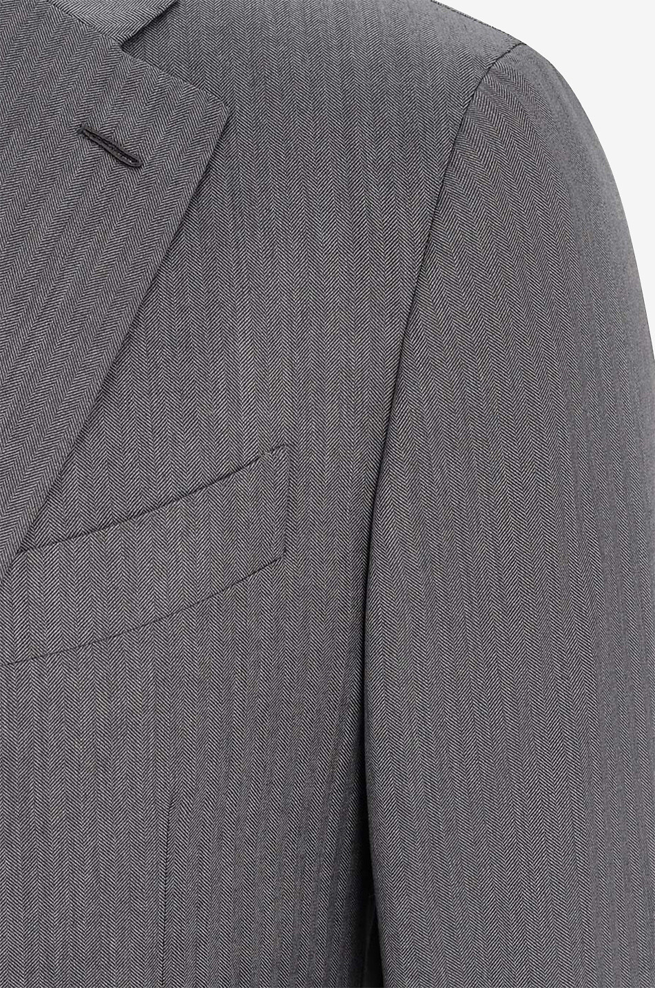 CARUSO Single-breasted wool suit Men MEDIUM GREY 3