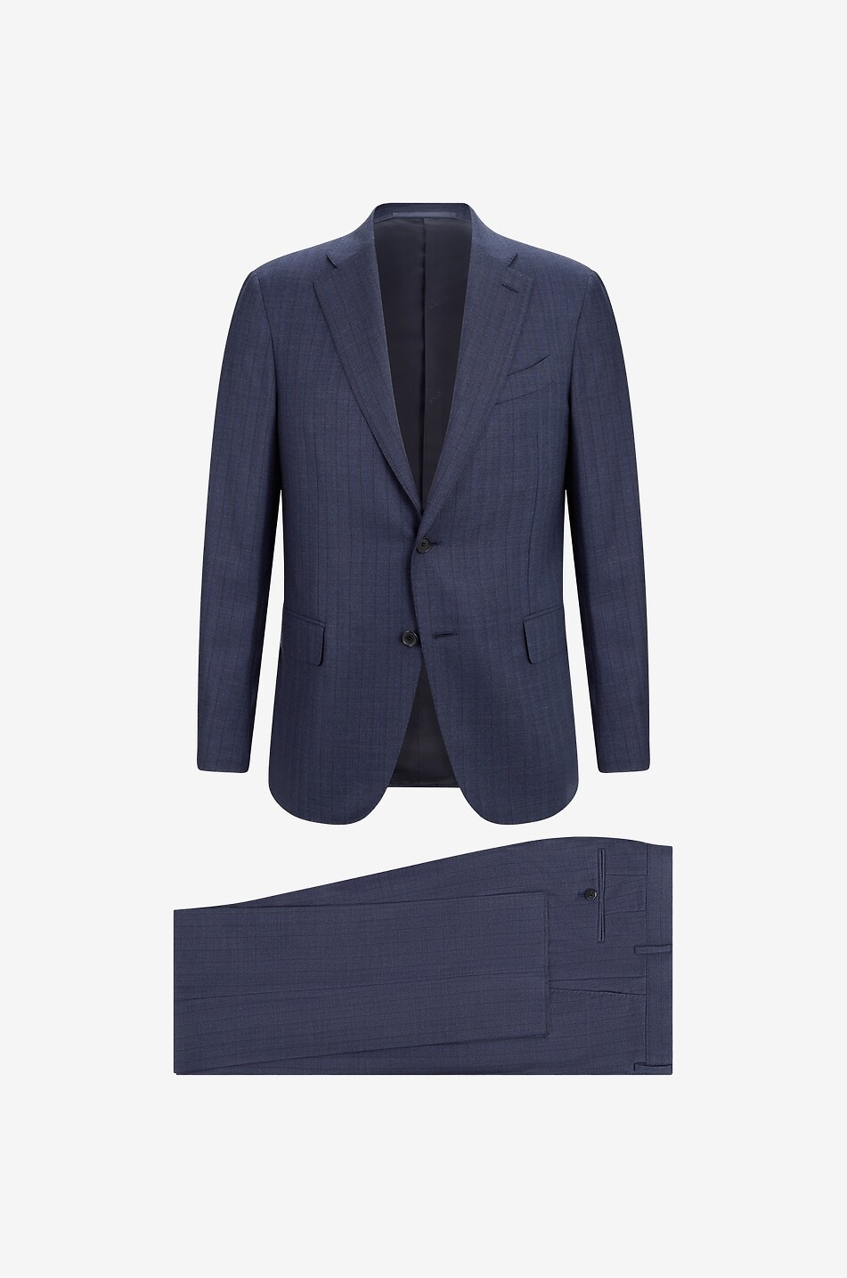 Single-breasted wool suit