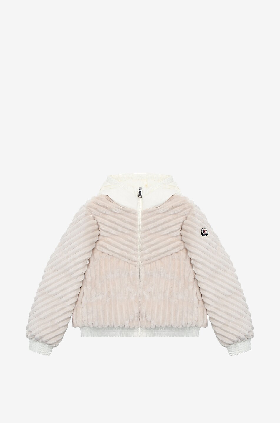 Mädchen-Daunenjacke aus Cord Pedrix