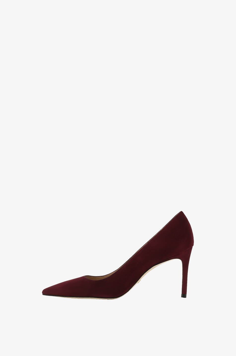 STUART WEITZMAN Spitz zulaufende Wildlederpumps Stuart 85 Damen DUNKELROT 3