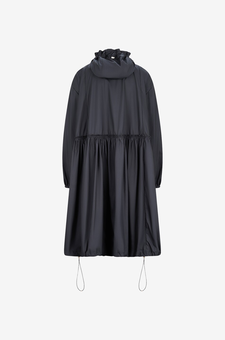 Mid length raincoat