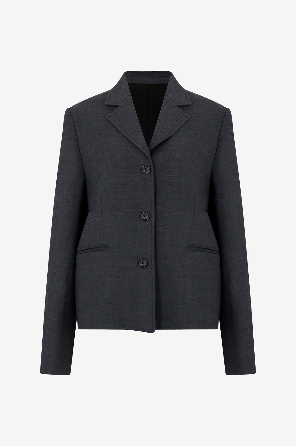 Petite Crepe Suite single-breasted blazer