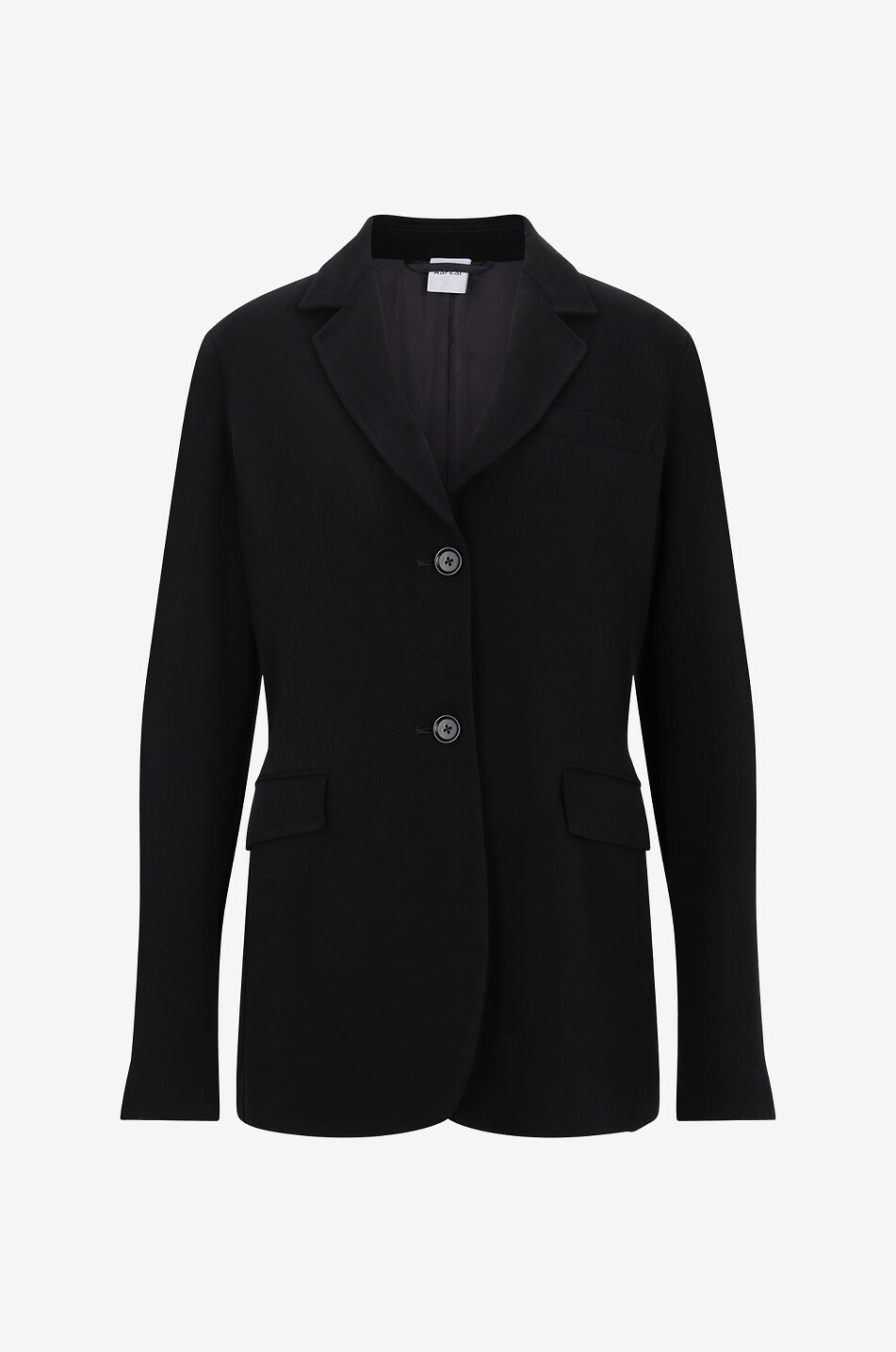 Fluid single-breasted cady blazer