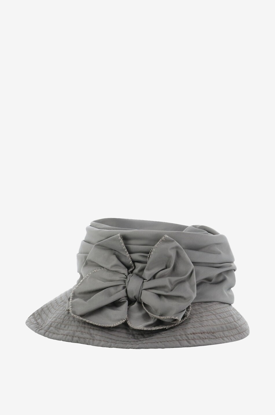 GREVI Chapeau en nylon à noeud Femme MARRON FONCÉ 2