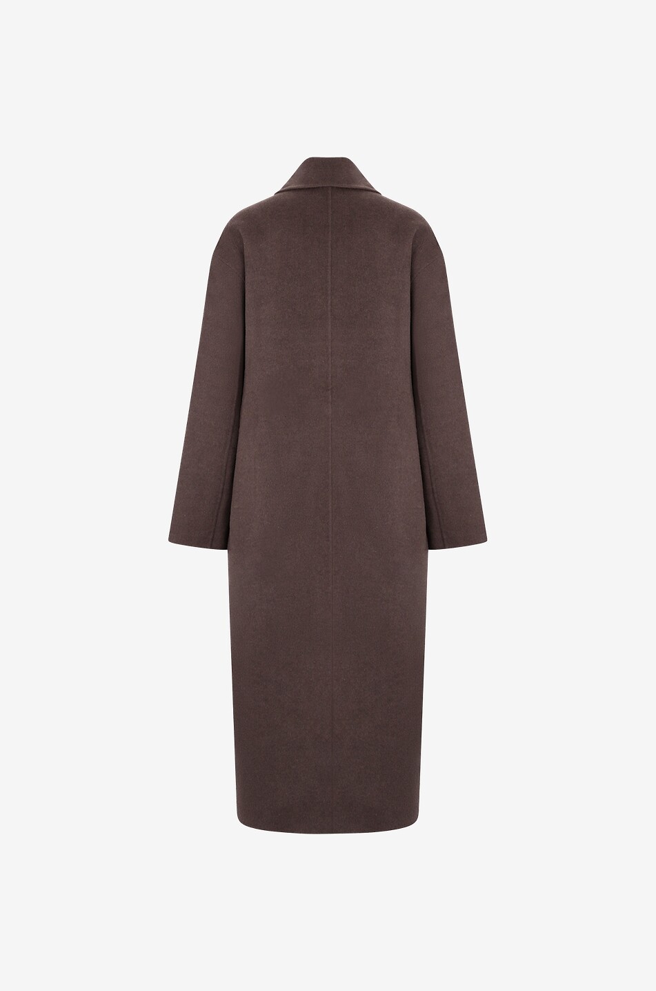 TOTEME Zweilagiger Wollmantel Car Coat Damen BRAUN 2