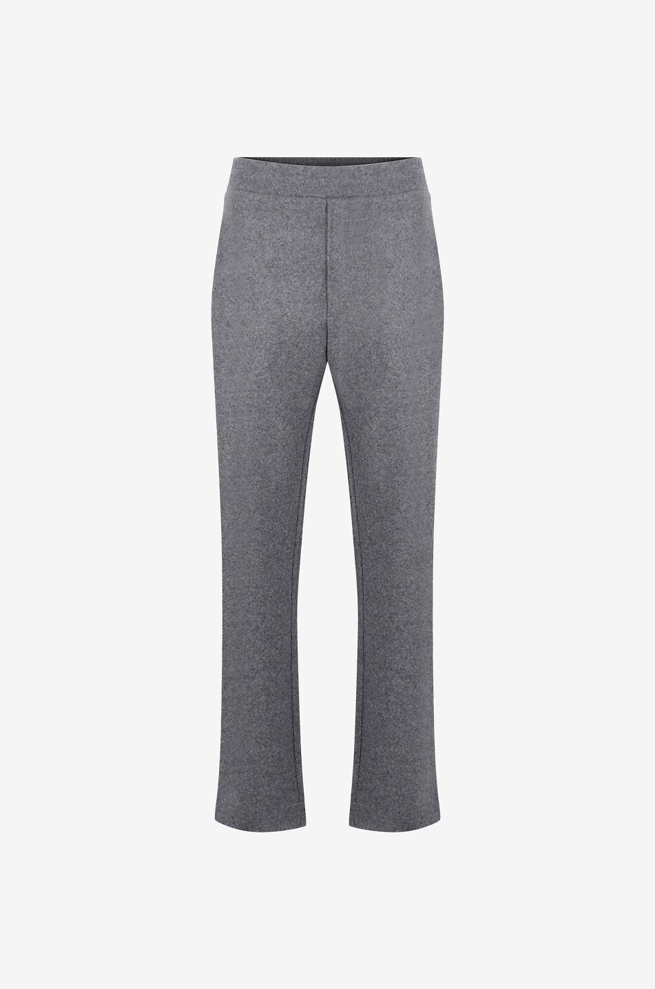 Jogger fit flannel trousers
