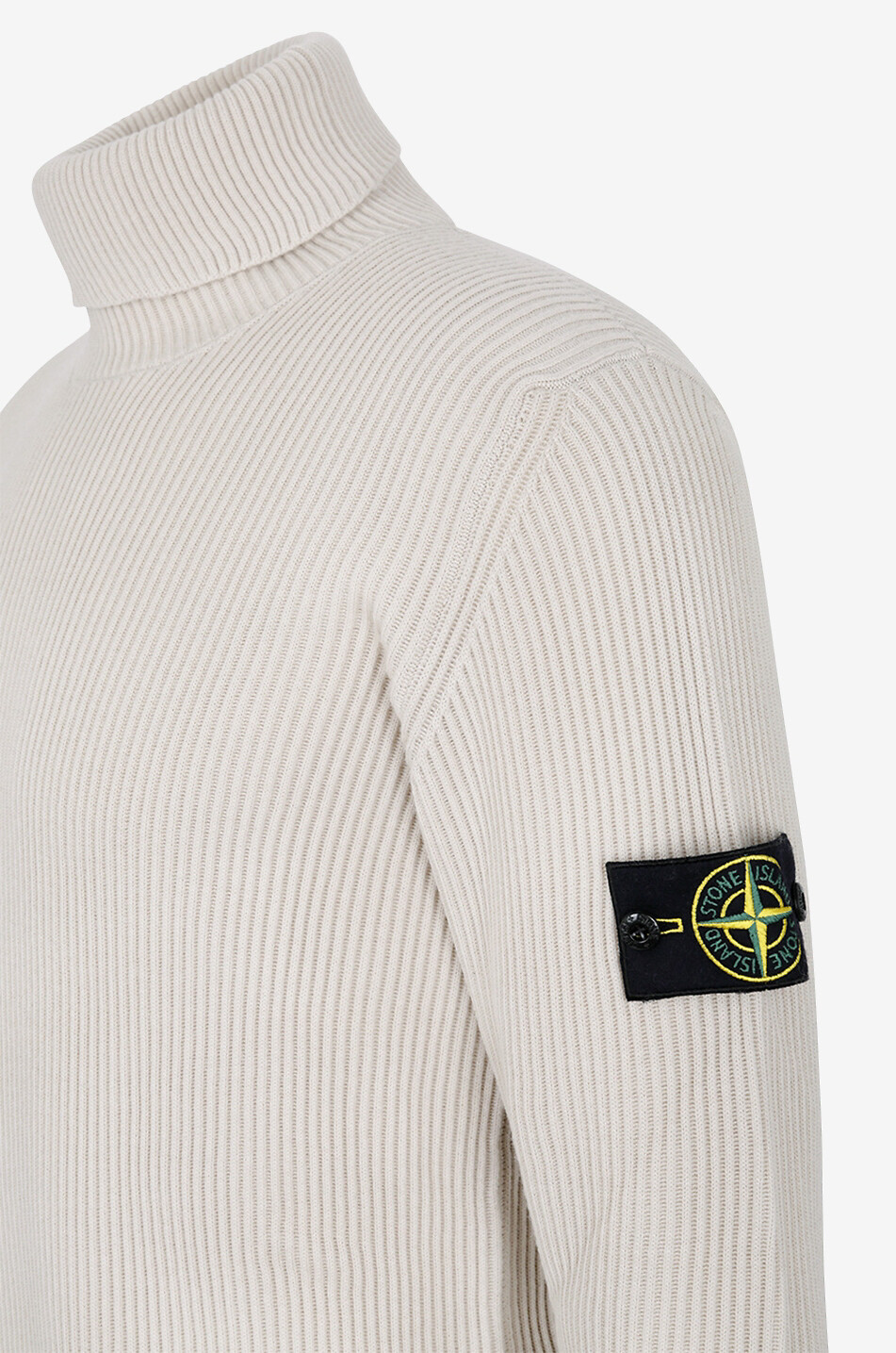 552C2 rib knit turtleneck jumper STONE ISLAND Bongenie Outlet