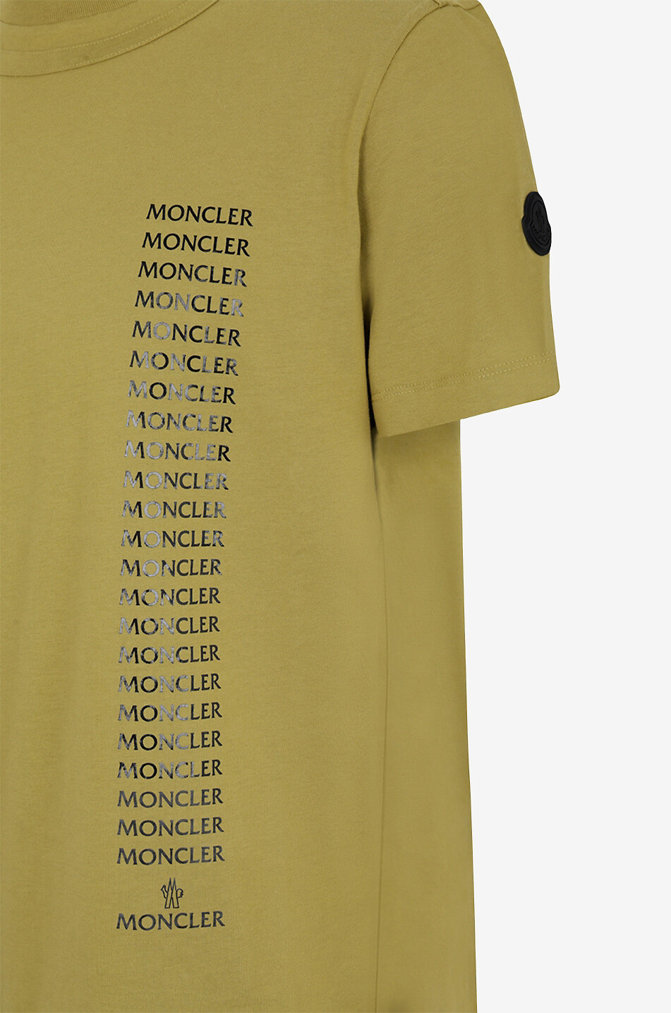 MONCLER T-shirt à manches courtes et col rond 24 x MONCLER Homme Incolore 3