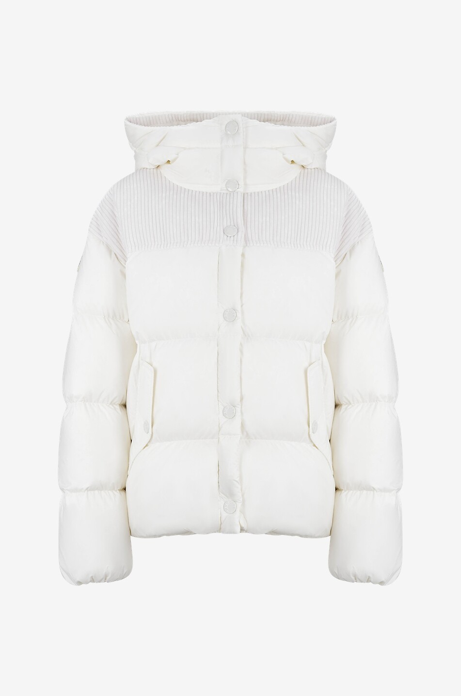 Kurze Daunenjacke aus Nylon und Cord Jaseur