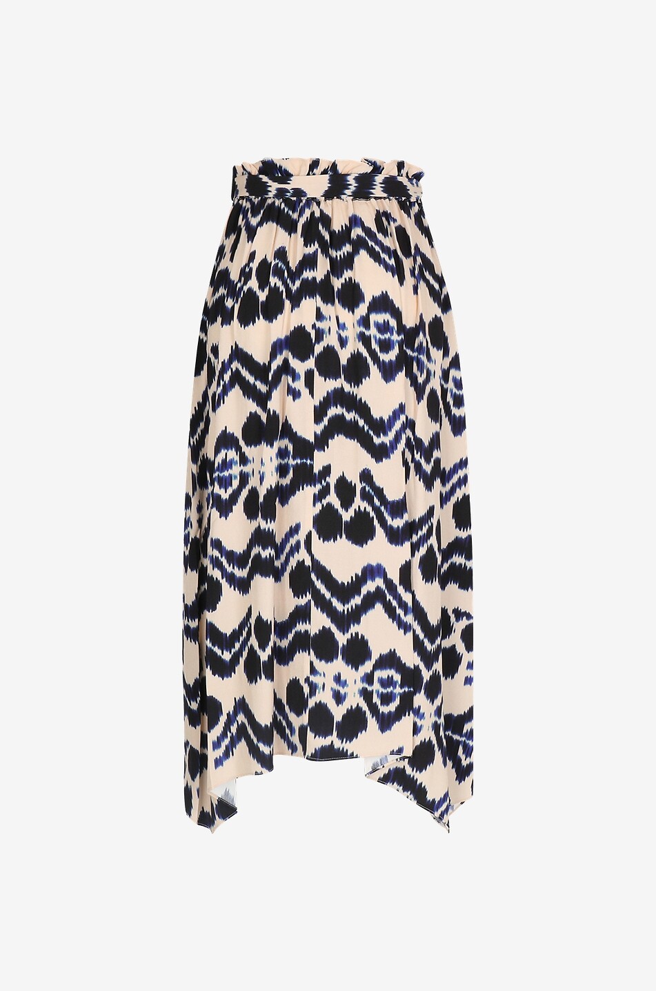 Zeta viscose midi skirt