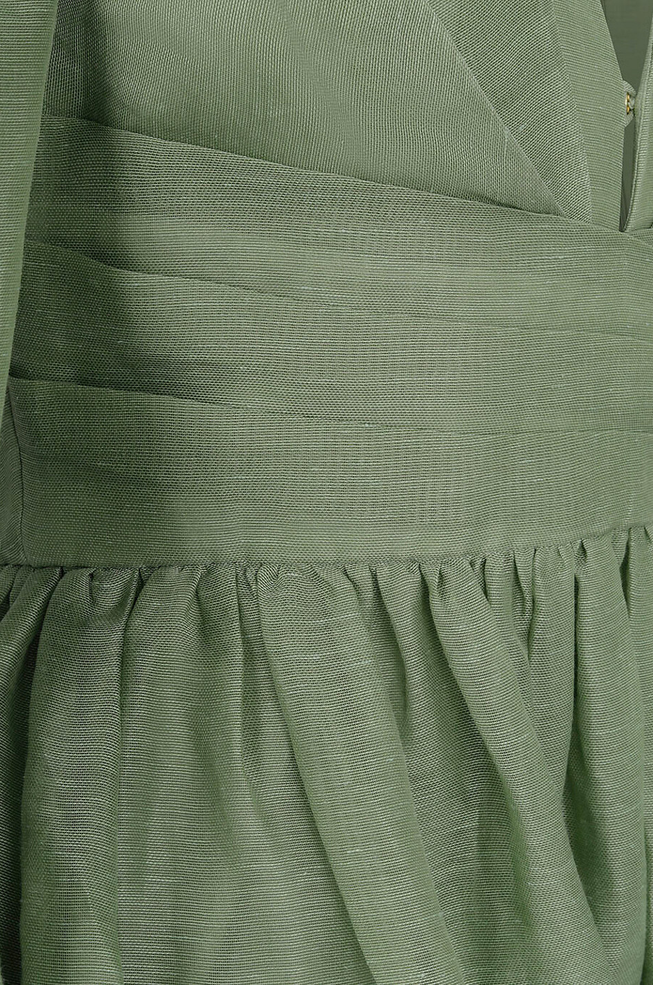 ZIMMERMANN Minikleid aus Leinen und Seide Lyrical Cross Over Damen GRÜN 6