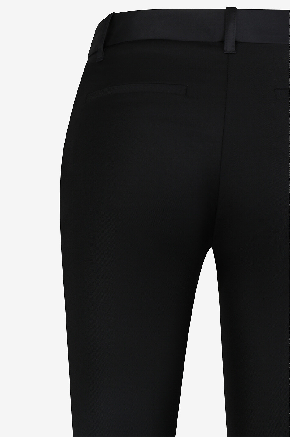 Pantalon évasé en laine mélangée
