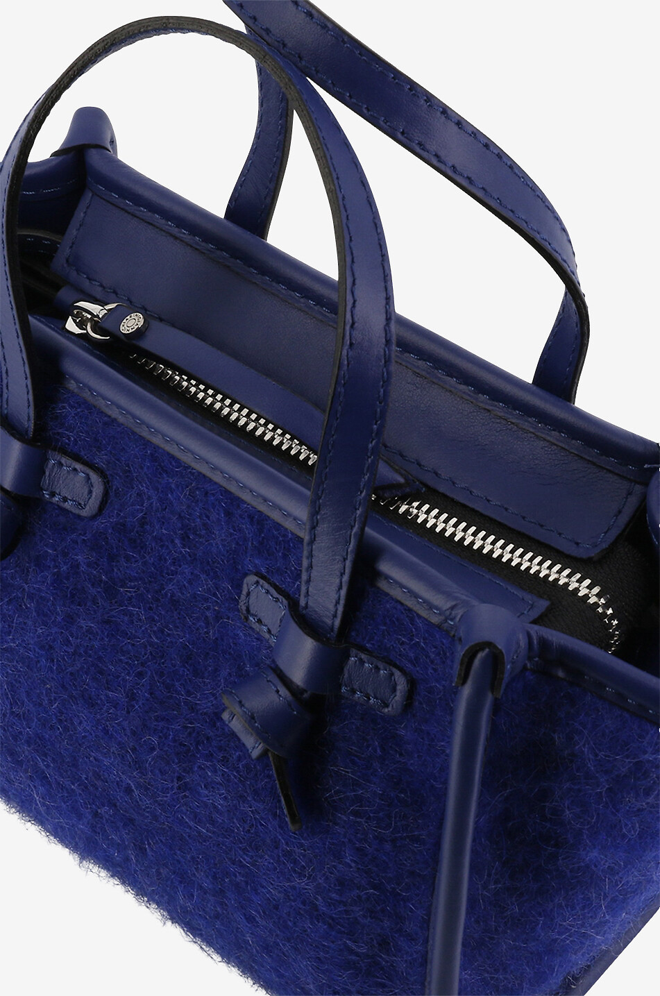 GIANNI CHIARINI Miss Marcella fabric tote bag Women BLUE 6