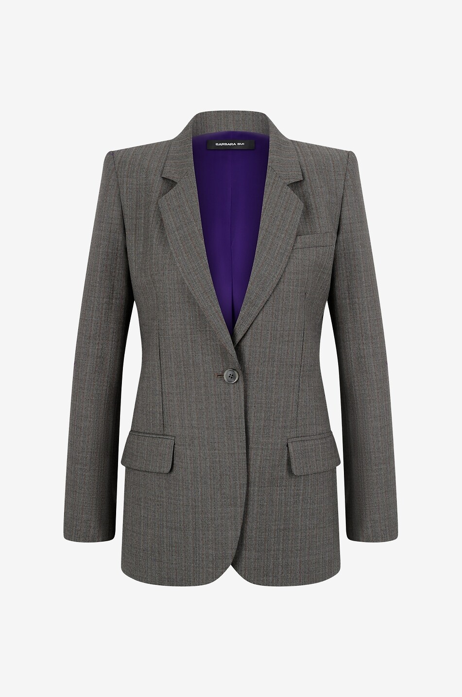 Blazer en laine milleraie