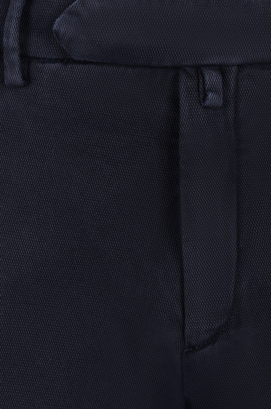 Pantalon chino slim en coton et cachemire