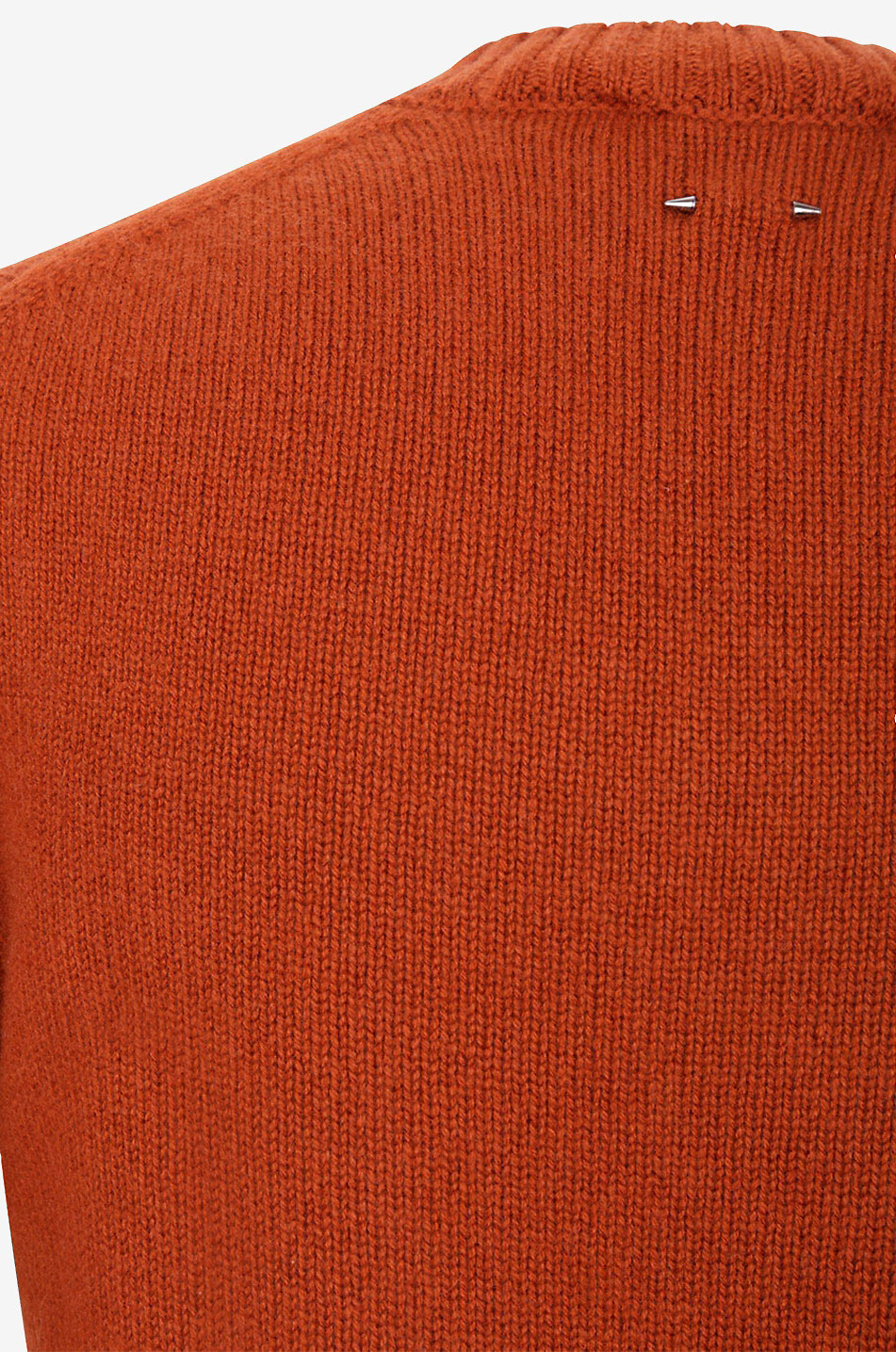BARBARA BUI Pull chaussette à col en V en laine et cachemire Femme ROUGE FONCÉ 3