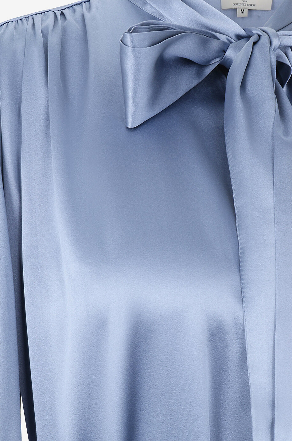 Robe courte en soie Solid