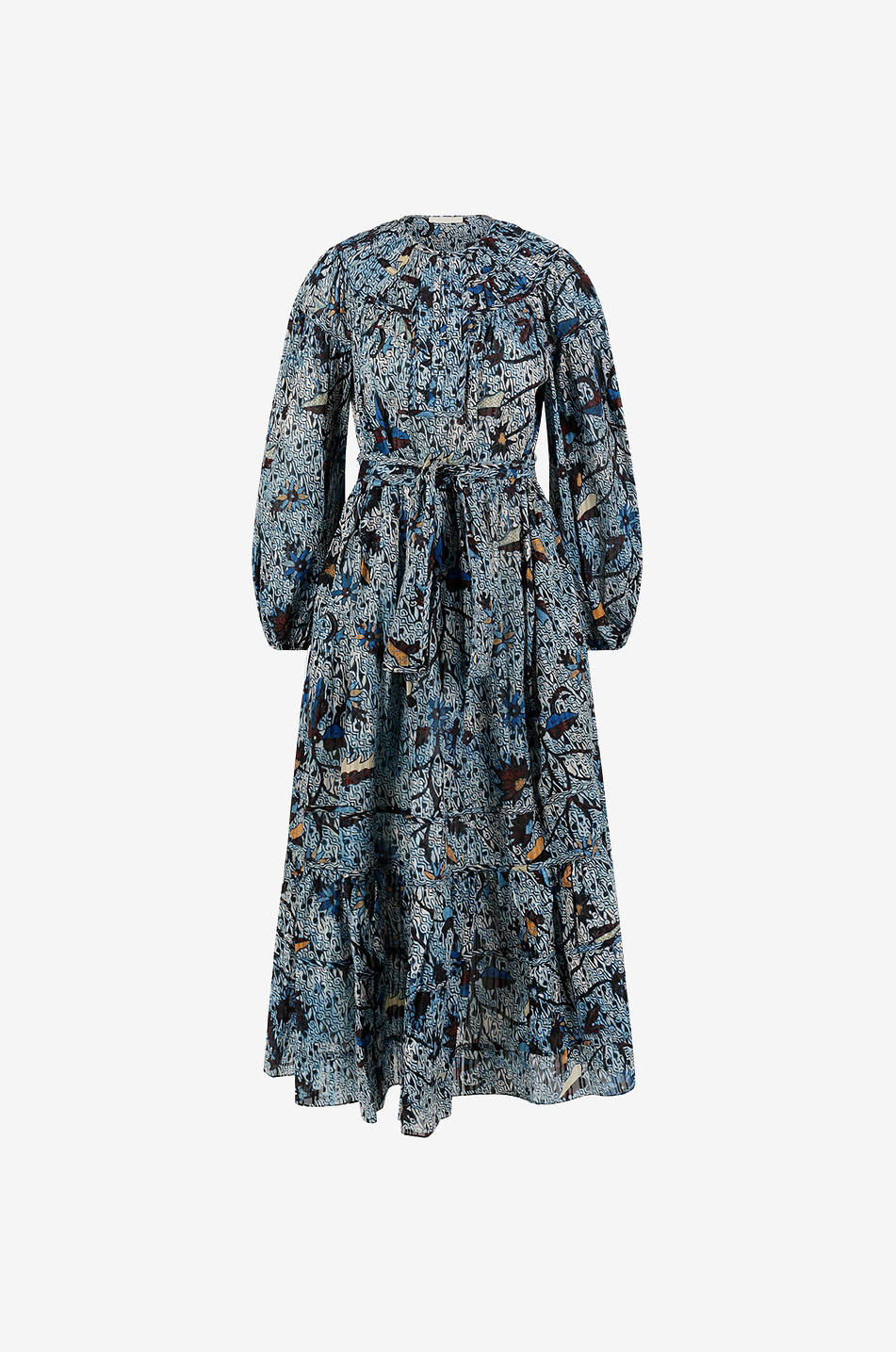 Midikleid aus Baumwolle und Viskose Iona